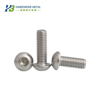 हेक्सागोन सॉकेट पैन हेड टाइटेनियम स्क्रू